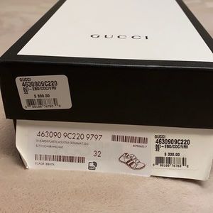 Kids authentic gucci sneakers